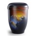Hand Painted Biodegradable Cremation Ashes Urn – Mountain Climbing (Above & Beyond)